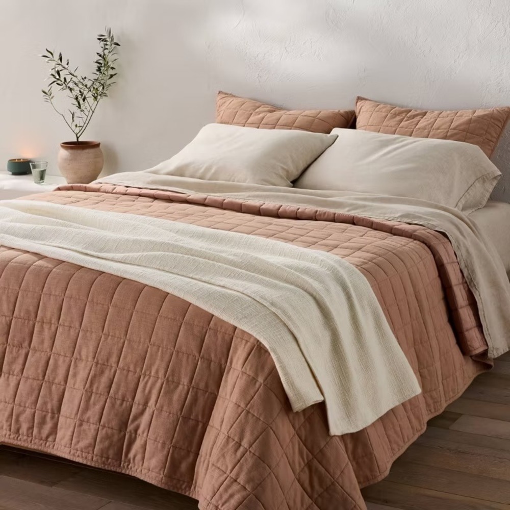 Standard 100% Linen Pillowcases Natural - Casaluna™ - Picture 2 of 9